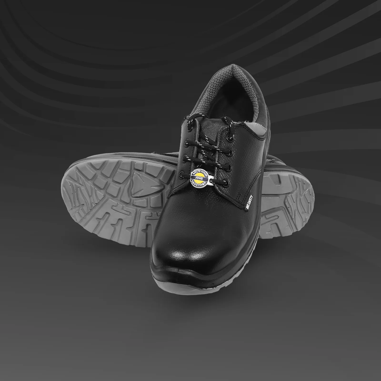RNS-1012 - Leather Upper Shoes for Men | PU Sole | Lightweight